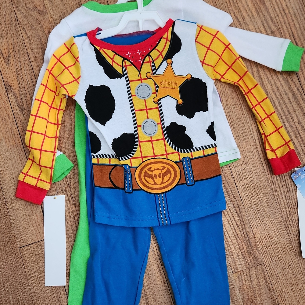 Disney Kids Pajama Set - Blue, Yellow, Red